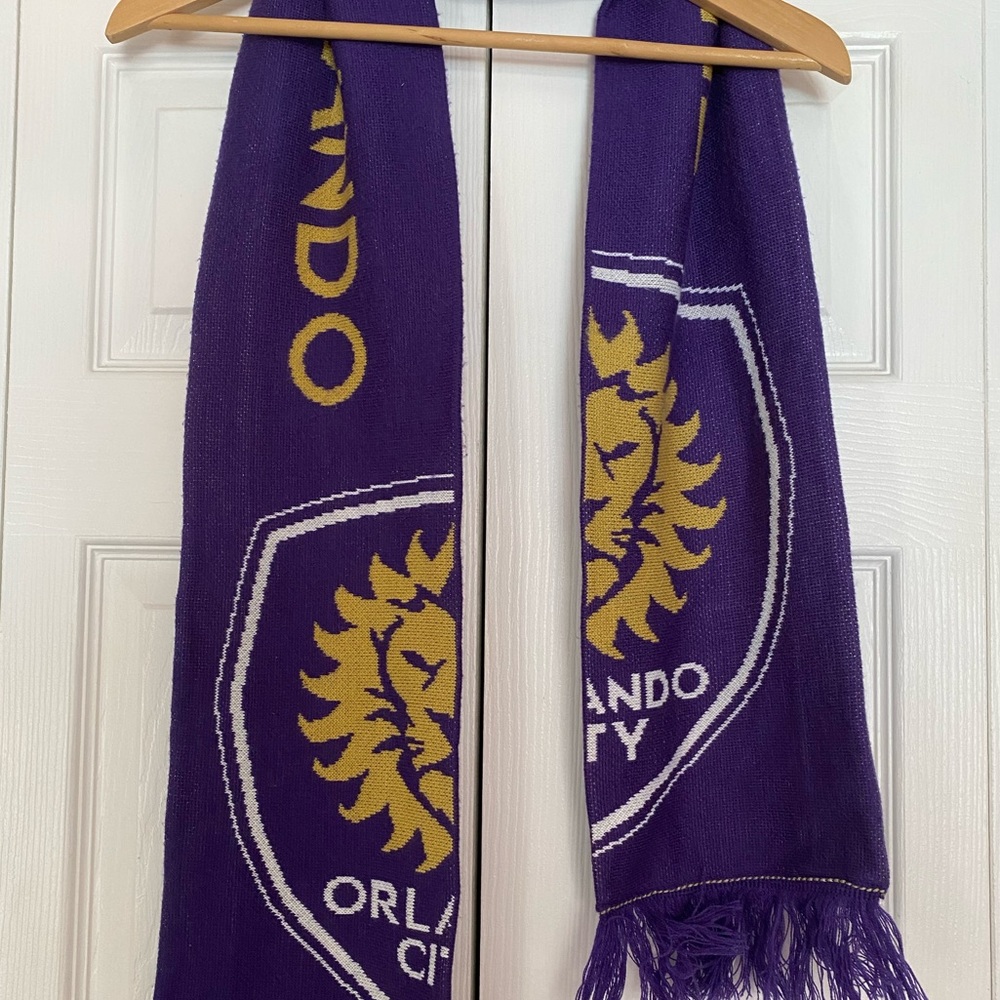 Orlando city soccer adidas fan scarf